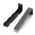 Home Sutra 2 Pieces Hidden Heavy Duty Shelf Brackets Furniture Wall Bracket Countertop Support Brackets (9 Inch)