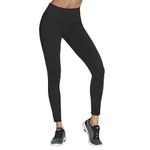 Skechers Women's Walk Go Flex High Waisted 2-Pocket Yoga Legging Pants, Bold Black, M