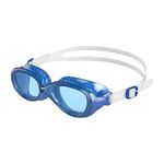 Speedo Junior Futura Classic Swimming Goggles, Anti-Fog, Anti-Leak , Clear/Blue, One Size