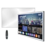 Soulaca 4K UHD Smart TV for Bathroom,Mirror Panel, IP65 Waterproof, Built-in Speakers, Wi-fi & Bluetooth, Voice Control DVB-T/T2/C/S/S2 2026 Model (55”, Mirror (webOS TV System))