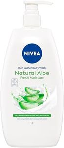 NIVEA Rich Moisture Creme with Natural Aloe Body Wash 1L