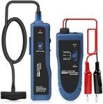 NOYAFA Underground Cable Wire Locator – Track Pet Fence, Electrical, Network & Irrigation Wires, Rechargeable Lithium Battery, LED Flashlight, Easy Cable Break Detection, NF-816LS