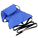 BQLZR Saxophone Cloth Soft Cloth Saxophone Sort Out Tool Blue Super Soft Alto Tenor Sax Body Pull Through Microfiber