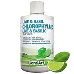 Liquid Chlorophyll Lime Basil 500ml – Cold Extracted from Non-GMO Alfalfa - Detox - Alkaline - Natural Body Deodorant – Antioxidant - Made in Canada