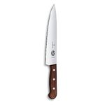 Victorinox Maple Wood Carving Knife Stainless Steel Straight Edge Blade Ideal for Large Cuts Professional and Home Use Wooden 22 cm Swiss Made (5.2000.22G)