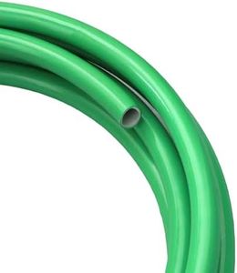 32ft Flexible Pipe PVC Tubing - Bendable Pipe Stem for Artificial Flowers Stem, Balloon Arches, Floral Wedding Decor, DIY Crafts, Cosplay Props & Educational Projects. (16mm 32ft Green)