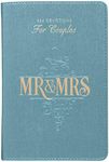 Mr. & Mrs. 366 Devotions for Couples Enrich Your Marriage and Relationship Blue Faux Leather Flexcover Devotional Gift Book w/Ribbon Marker