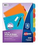 Avery Big Tab Write & Erase Durable