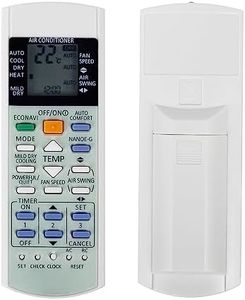 AC Remote Control for Panasonic Air Conditioner, A75C3300 Air Conditioner Remote Control Compatible with Panasonic A/C A75C3772 A75C3607 A75C3208 KTSX5J A75C3167