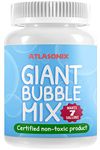 Atlasonix Giant Bubbles Mix - Makes 7 Gallons of Big Pure Bubble Solution for Kids | Non Toxic All Natural Bubble Concentrate for The Largest Bubbles | Birthdays, Outdoor Family Fun