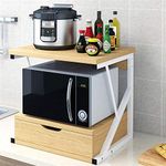 Microwave Stand With Cabinets