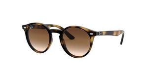 Ray-Ban Junior Kids' RJ9064S Round Sunglasses, Havana/Brown Gradient Dark Brown, 44 mm