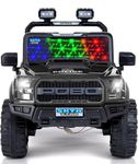SKYA STAR Pobo Battery Operated Jeep for Kids Ride On Toy Kids Car with Bluetooth Music & Light | Electric Baby Car Jeep | Perfect for Boys & Girls Drive [2 to 7 Years, Black]