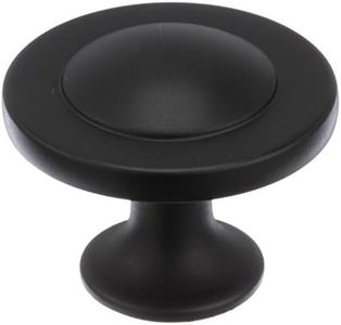 Amerock Allison Value Allison Value 1-1/4 in (32 mm) Flat Black Cabinet Knob - 10 Pack, Flat Black