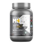 MuscleBlaze Biozyme Iso-Zero, Low Carb Whey Protein Isolate Powder, 27g Isolate Whey Per Scoop (Ice Cream Chocolate, 1kg / 2.2lbs) | USA Patent-Published Enhanced Absorption Formula (EAF)