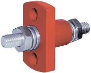 Blue Sea Systems Term Feed Through Stud 3/8" RED