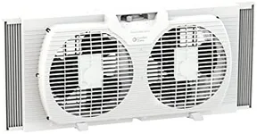 Comfort Zone Twin Window Fan with R