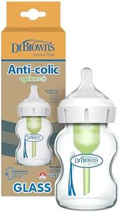 Dr. Brown's Wide-Neck Options and Feeding Glass Bottle, 150 ml