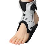 Jointown Drop Foot Brace Stabilizer, Lightweight Foot Support Usable with Shoes or Barefoot for Men & Women, One size fits all，Provides Plantar Fasciitis Relief with Padding and Buckle Closure, Left