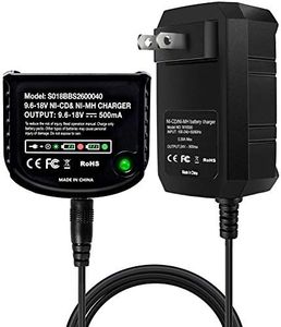 12V 14.4V 18V Replacement Charger 90556254-01 for Black and Decker 9.6V-18V NiCad & NiMh Battery HPB18 HPB18-OPE FSB18 HPB14 FSB14 HPB12 FS12B HPB96 FSB96