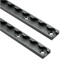 VanEssential 24" Venture Track T-6 Aluminium L-Track Gray Anodized (Rectangle Profile) - 2 Pack