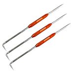 TZ (PACK OF 3) 225MM Engineers Scriber Double Ended Marking Scribe Angled & Straight