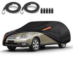 QUYDDC Special Full Car Cover Fit for Subaru Outback 2005-2024, Ultra Heavy 600D Oxford Cloth, Can Withstand Summer Sun Exposure and Winter Snow, Rain, Dust, and UV Protection All Weather, Black