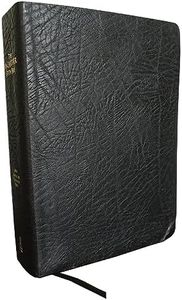 The NASB, MacArthur Study Bible, Large Print, Bonded Leather, Black: Holy Bible, New American Standard Bible
