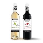 St. Regis Chardonnay & Cabernet 2 Pack 750 mL (2 x 750 mL Per Bottle) - Twice The Deal - Non Alcoholic Sparkling Wine - Low Carb and Low Sugar - Ideal Wedding Gifts - Enjoy Life and Flavorful Wine