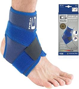 Neo-G Ankle Support Brace Figure 8 Ankle Strap Support – Neoprene Ankle Brace for Ligament Damage, Arthritis, Ankle Brace for Sprained, Weak Ankles – Ankle Wrap Adjustable Compression