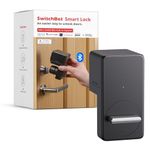 SwitchBot Smart Lock, Bluetooth Electronic Deadbolt, Keyless Entry Door Lock for Front Door, Compatible with WiFi Bridge (Sold Separately), Fits Your Existing Deadbolt,for Airbnbs Vacation Rentals