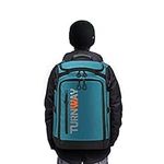 TurnWay Ski/Snowboard Boot Bag | Excellent for Store Gear, Jacket, Helmet, Goggles, Gloves & Accessories | Travel with Waterproof Exterior & Bottom, Venting & Grommets for Snow Drainage (Blue-Black)