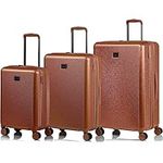 CHAMPS 'Iconic II Collection' 3-Piece Expandable HARDSIDE Spinner Luggage Set (Rose Gold)