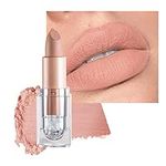 Nude Lipstick Matte Lipstick Long Lasting, Waterproof Non Stick Cup Velvet Lipstick Lip Gloss, Not Fade Non Drying Lipstick for Girls Women