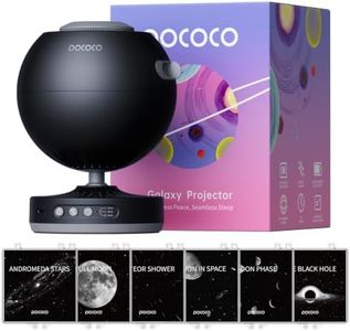 POCOCO Galaxy Projector + Moon and Stars Series Discs (6 Pieces)