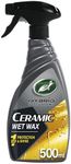 Turtle Wax Hybrid Solutions Ceramic Wet Car Wax, Spray on Concentrated Car Wax & Polish Spray, 500ml, Pack of 1, Fruity Scent, Quick & Easy, Post Wash - Dry, Shine & Protect your Car in One Easy Step