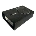 BASPRO | Slimpact Subwoofer System CS-8 8 inch Slim & Compact with Built-in MOSFET Amplifier, Best Suitable for GNG Fitted Carrs, Small Segment Car, Truck and Tempo Cabin
