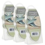 Yankee Candle Sage & Citrus Scent, Pack of 18 Wax Melts for Candle Making, Perfect for Wax Warmers and Aromatherapy