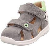 Superfit Boy's Bumblebee Sandal, Light Grey Green 2500, 5.5 UK Child