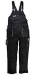 Atomic Contrast Bib & Brace (Large, Black)