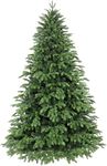 Giulia Grillo Premium Christmas Tree 5ft, 1228 Branches, Realistic, Easy to Assemble, Bushy, PE/PVC, Green, Foldable Metal Stand