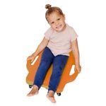 MagicMeadow Scooter Board Sensory Toy | The Ultimate Sensory Adventure for Kids: Ideal for Special Educational Needs & Autism, Enhancing Motor Skills and Stimulating Senses | Orange