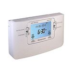 HONEYWELL ST9400C Thermostat Programmer. 7, 2-Channel, 3 on/Off per Day, 24 V, White, 1