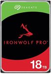 Seagate IronWolf Pro, NAS, 3.5" HDD, 18TB, SATA 6Gb/s, 7200RPM, 256MB Cache, 5 Years or 2.5M Hours MTBF Warranty