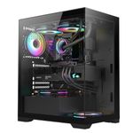 Fierce PC SUPER Gaming -AMD Ryzen 7 7800X3D 4.2-5GHz, RTX 4070 SUPER 12GB,32GB RAM DDR5 5200MHz,1TB M.2 NVME SSD,750W PSU,Liquid Cooler,Windows 11