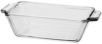 Anchor Hocking Glass Bread Pan, 1.5 Quart Loaf Pan, Set of 3