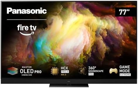 Panasonic Z8 Series (2025) 77-inch OLED 4K Ultra HD Smart Fire TV, Dolby Vision IQ, HDR10+ Adaptive, 144Hz Refresh Rate, Hands-Free Alexa 77Z8BAP