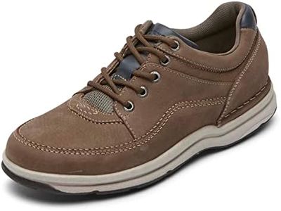 Rockport Men's World Tour Classic Walking Shoe Sneaker, Breen Nubuck, 6 UK
