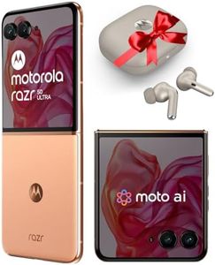 Motorola razr 50 Ultra (Peach Fuzz, 12GB RAM, 512GB Storage) | with Moto Buds+ | Moto ai | 4.0" External AMOLED Display | Snapdragon 8s Gen 3 | 6.9" AMOLED 165Hz Display | 32MP Selfie Camera