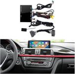 Wireless CarPlay + Android Auto + Mirroring Retrofit Upgrade Kits, USB Stick Playback, Compatible with BMW 1/2/3/4/5/6/7 Series X1 X2 X3 X4 X5 X6 X7 2017-2019 EVO System